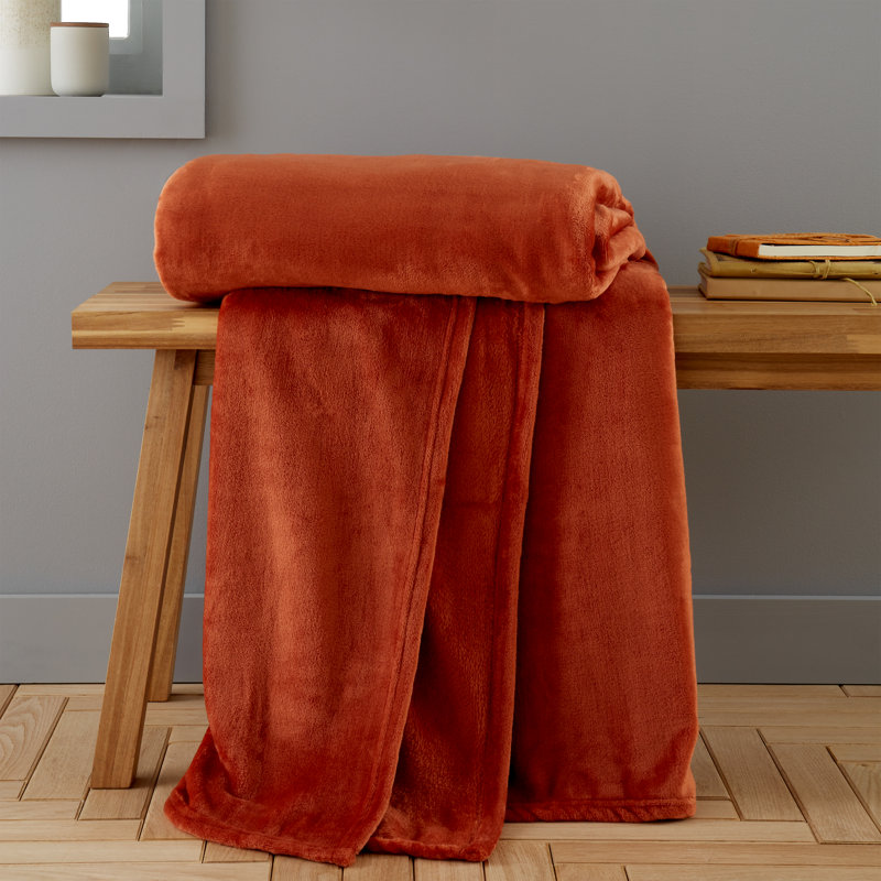 Raschel Velvet Touch Blanket Throw, Silver, 200cm x 240cm