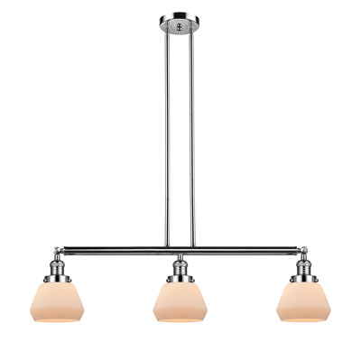 Luminaire suspendu linéaire à 3 lumières pour îlot de cuisine Chill