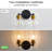Vanity Light Fixture With Clear Glass Shades, 2-Light Bathroom Wall Sconce For Mirror, Kitchen, And Stairs, Industrial Modern Design, E26 Socket Base-363174825