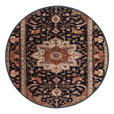 Tapis brun lavable à la machine