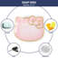 Ensemble 4 pièces d'organisation de salle de bain Hello Kitty - rose, accessoires inclus: gobelet en résine, distributeur de savon, porte-savon et porte-brosse à dents - Décoration de salle de bain