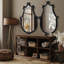 Miroir mural en bois (ensemble de 2)-105356375