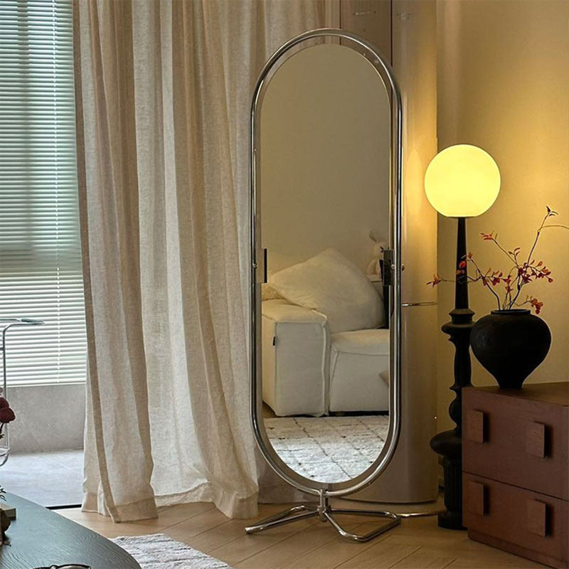 Oval Iron Full Length Mirrors
