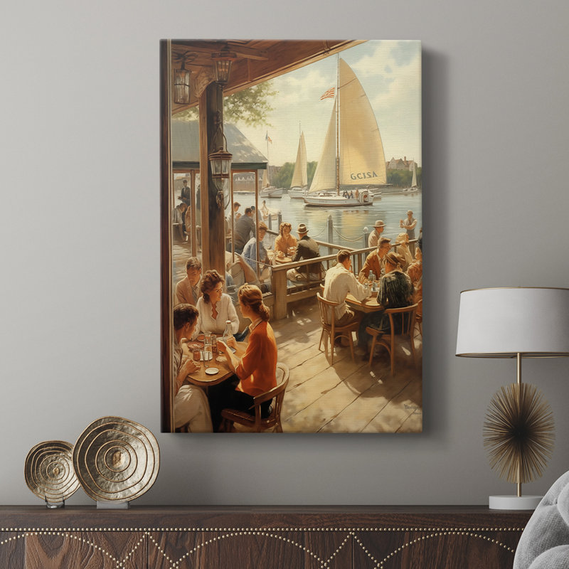 NAUTICAL Series DCXXI -Custom Wrapped Gallery Cavas, 18" H x 12" W