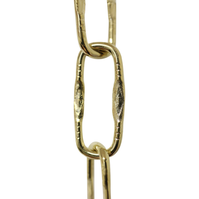 Chaîne décorative de lustre espagnol (10 pieds), Laiton poli