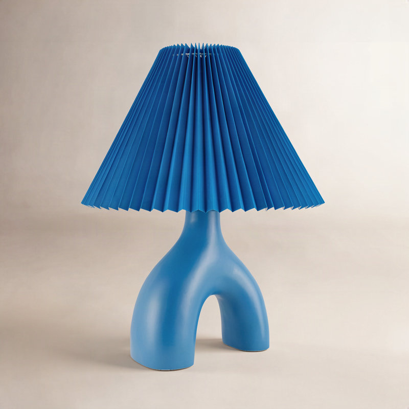 Lampe de table Celes, Bleu, Bleu