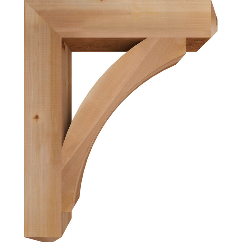 Support pour artisan Thorton, Cèdre rouge de l'Ouest (lisse), H 40 po x l 6 po x P 32 po