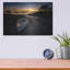 Mur de métal «Dusk At The Wharf» par Rick Berk-834903970