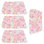 Artificial Flower Wall Panels, DIY Silk Floral Backdrop for Wedding & Home Decor Set of 4