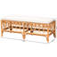 Banc rectangulaire Natural Bohemian