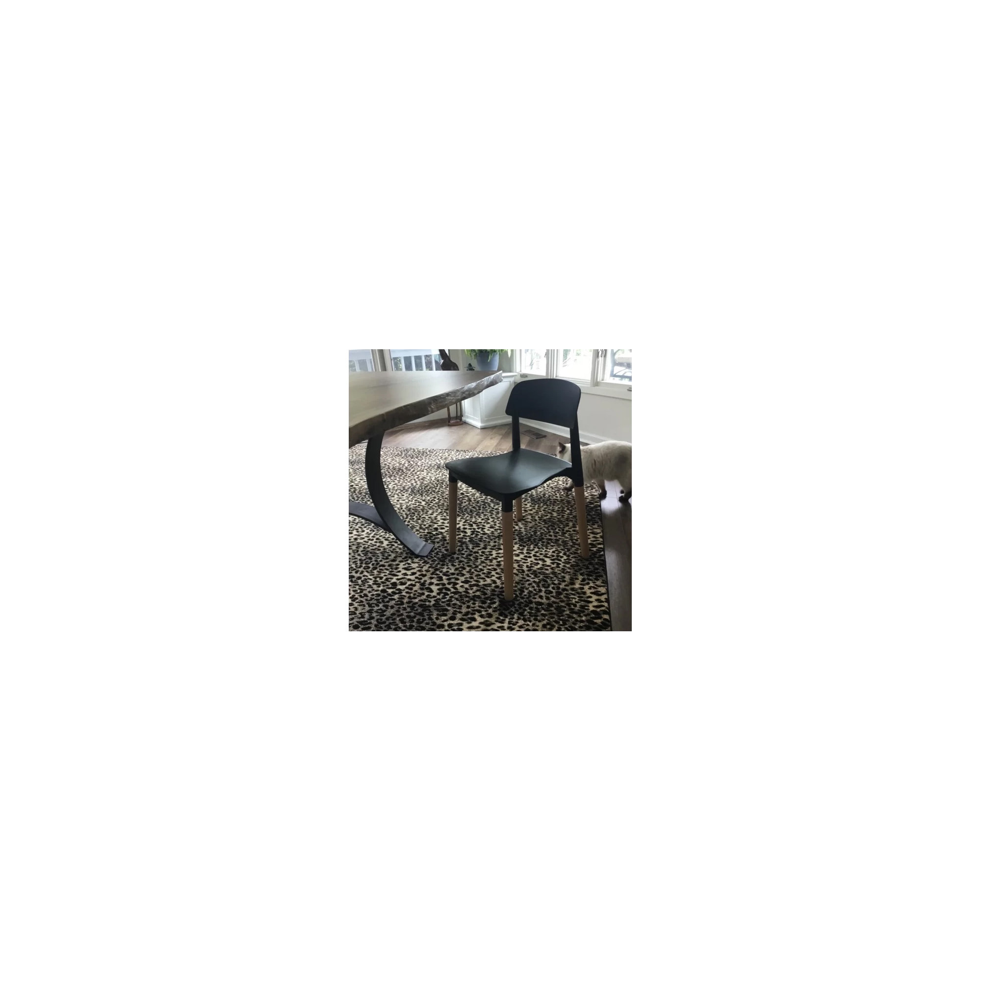 Jago Side Chair, Black, 1