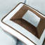 King Comforter 7 Pieces - Blue And Taupe With Decorative Pillows Steam Piece Bedding Ribbon Wrinkle- Feature