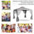 Outsunny 9.6' X 11.6' Patio Gazebo, Outdoor Canopy Shelter With 2-Tier Roof And Netting, Steel Frame For Garden, Lawn, Backyard, And Deck, Gray-124670211-124670213