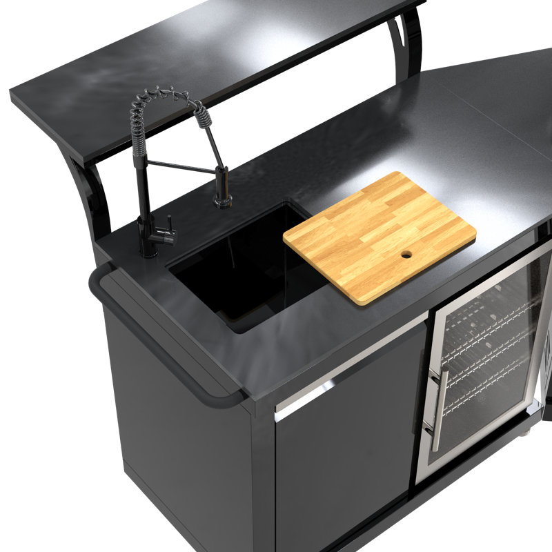 Suite GGK Yosemite Black SS 7-Burner, Noir