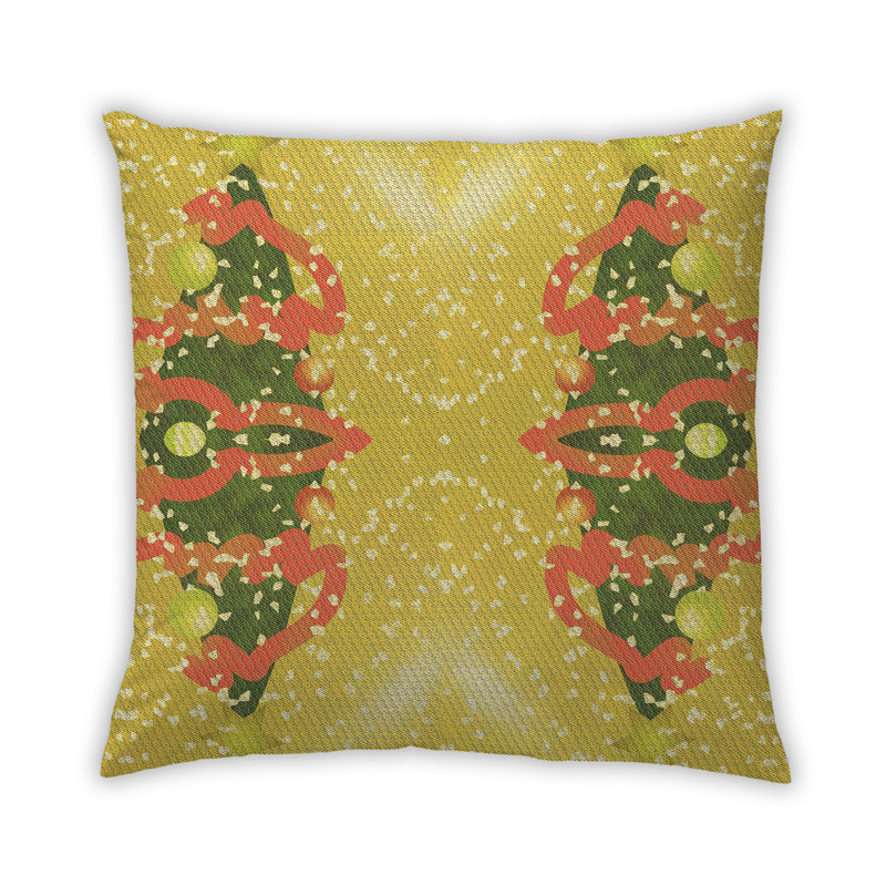 Coussin Jodha, Bleu, Synthétique