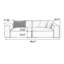 Canapé modulaire orange en cuir véritable-1749248453
