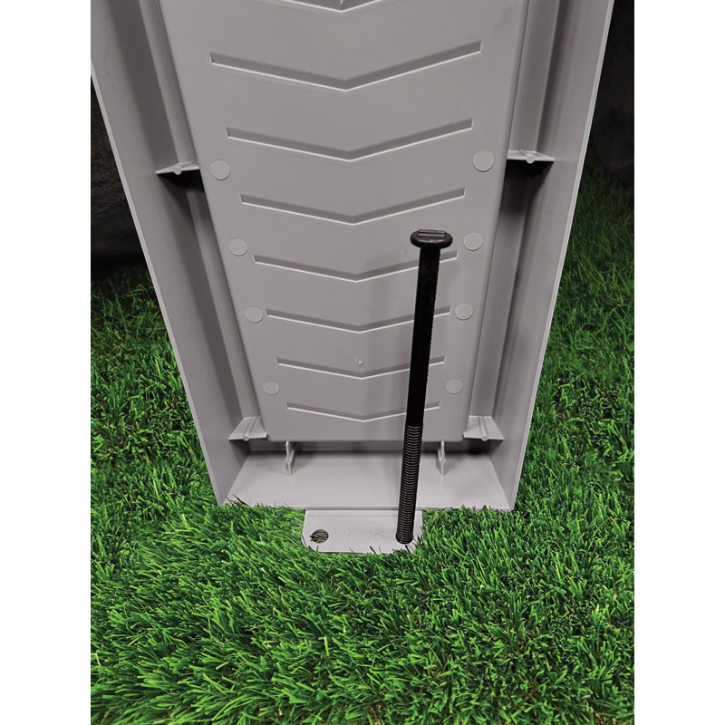 Master Mark Splash Block Plastic Downspout Extensions, Gray