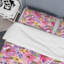 Fleurs d'été mauves - Ensemble de housse de couette floral - Microfibre de polyester-745890956
