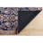 Lindauer Machine Washable Boho Floral Powerloomed Rug in Navy/Blush-579936824