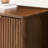 34.3" Modern Wavy Sideboard, Curved Contour Design Storage Cabinet, 2-Door Cabinet With Storage Function, Suitable For Kitchen/Bedroom/Living Room-1931359406