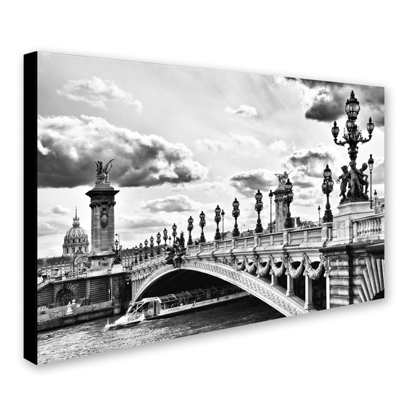 Alexandre iii paris ii, reproduction de photo sur toile tendue, H 16 po x l 24 po x P 2 po