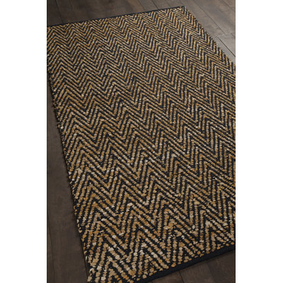 Performance Leather Chevron Indoor Rug