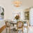 4-Light Crystal Flush Mount Ceiling Light-1655779092