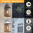 Wilcher 3-Light Dusk-to-Dawn Outdoor Wall Lantern-1217098857-1248666225