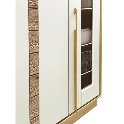Azeline 2 Door Manufactured Wood Wardrobe