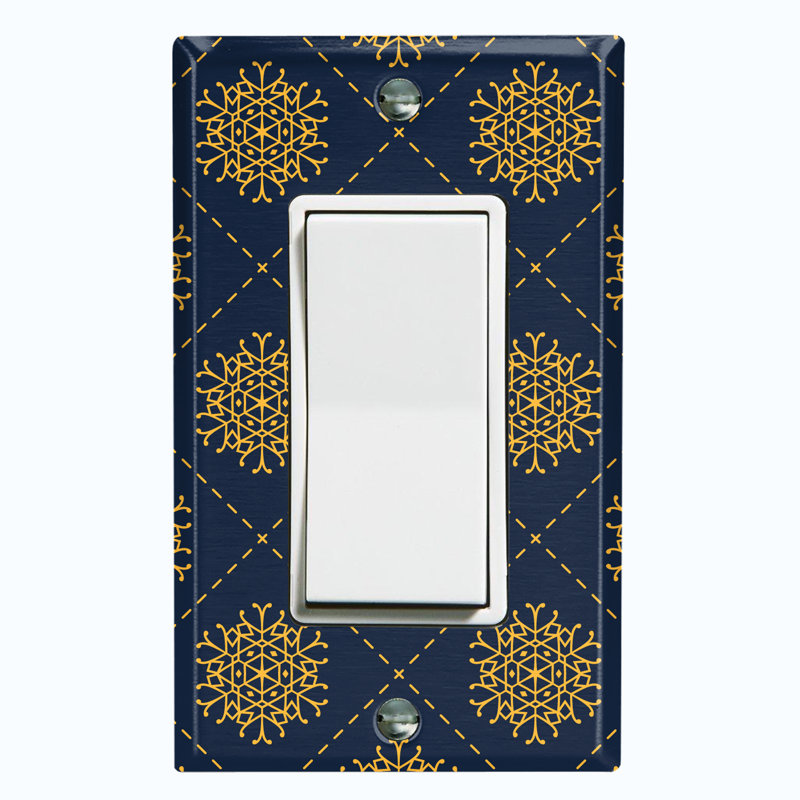 Plaque murale d'interrupteur à bascule Christmas 1-Gang, H 4,5 po x l 2,75 po x P 0,15 po