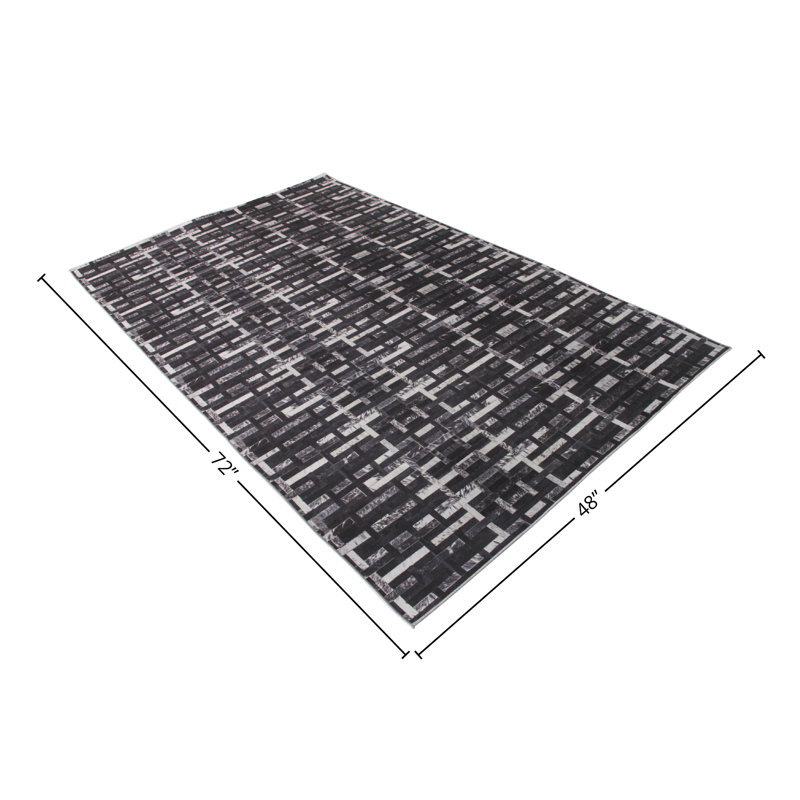 Tapis noir The Missing Link, Rectangle 4 pi x 6 pi