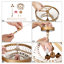 Lustre cylindrique à 3 lumières avec accents perlés Hatfrneld-1100180016