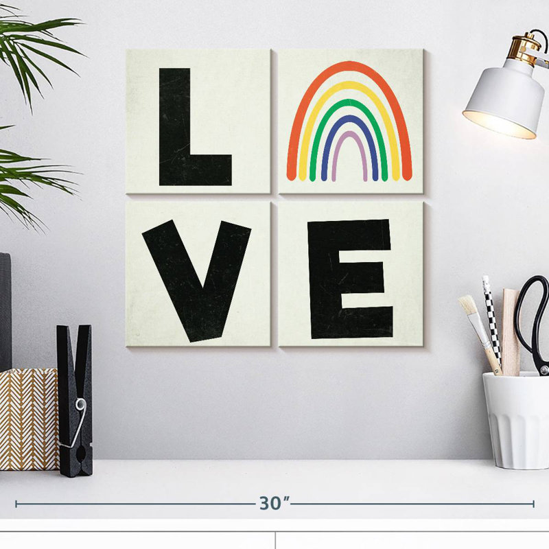 Tergel Love Rainbow Typographie