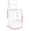 Azmira Brayden Studio Bar Set with Wood Frame and Solid Wood Outer Material-1316502203