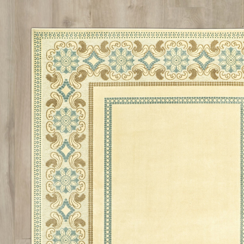 Tapis oriental touffeté à la main crème Taj Mahal, Rectangle 8 pi x 11 pi 2 po