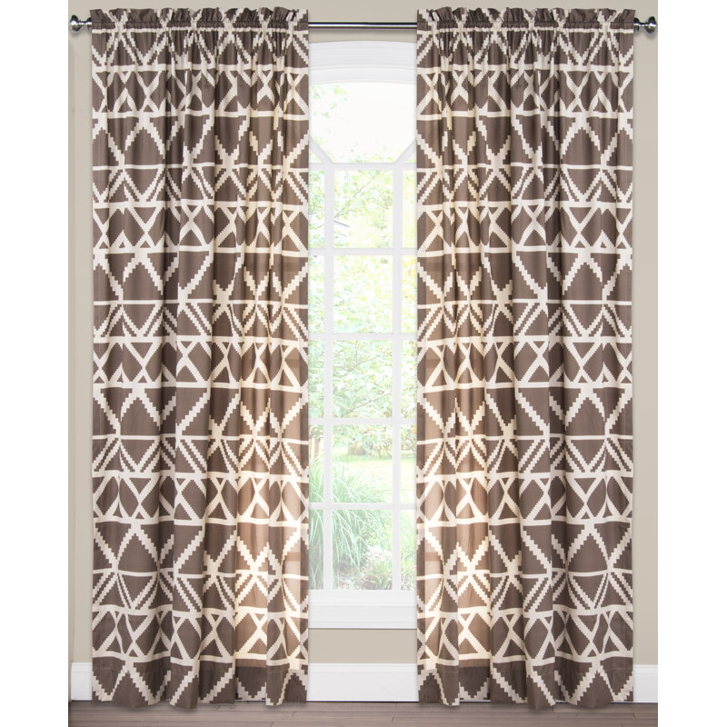 Treyton Semi Sheer Curtain Single Panel