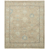 Hand Knotted Wool Oriental Area Rug in Tan