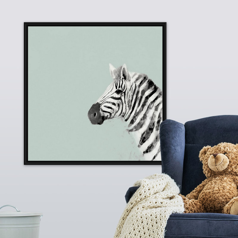 Art sur toile pop safari ii Siciliano, H 30 po x l 30 po x P 1,75 po, Cadre flottant noir