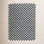 Walker Navy Blue White Checkered Shag Rug