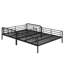 Full XL Over Queen Metal Bunk Bed-565232541