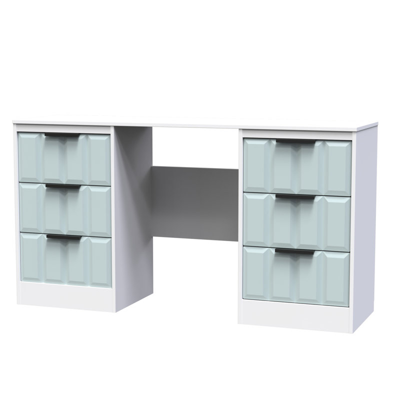 Besian Dressing Table, Duck/White