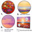 «Calming Pastel Horizon Flowers Fields», art mural sur toile fleur-454926797-454926770