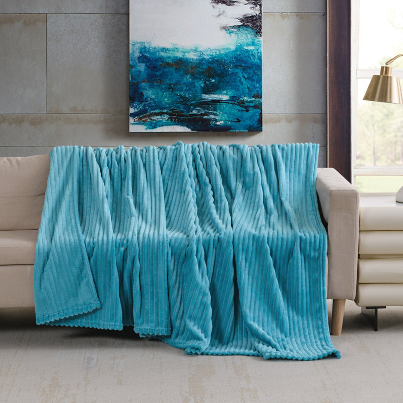 Couverture unie, Très grand, Turquoise