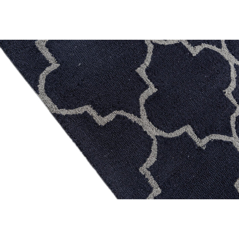 Tapis bleu marine Iverson