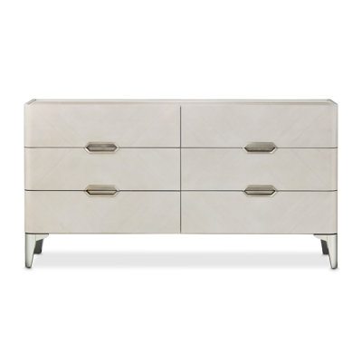 Penthouse Dresser & Mirror Set - Ash Gray