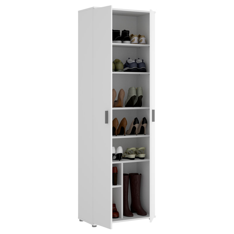 Albia 2 Door Manufactured Wood Wardrobe