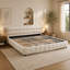 Lit capitonné en chenille avec tiroir de rangement, tête de lit confortable et cadre robuste pour chambres modernes-1171820568