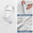 Waterproof Mattress Protector, Soft Mattress Cover With 18"Deep Pocket, White-201242049