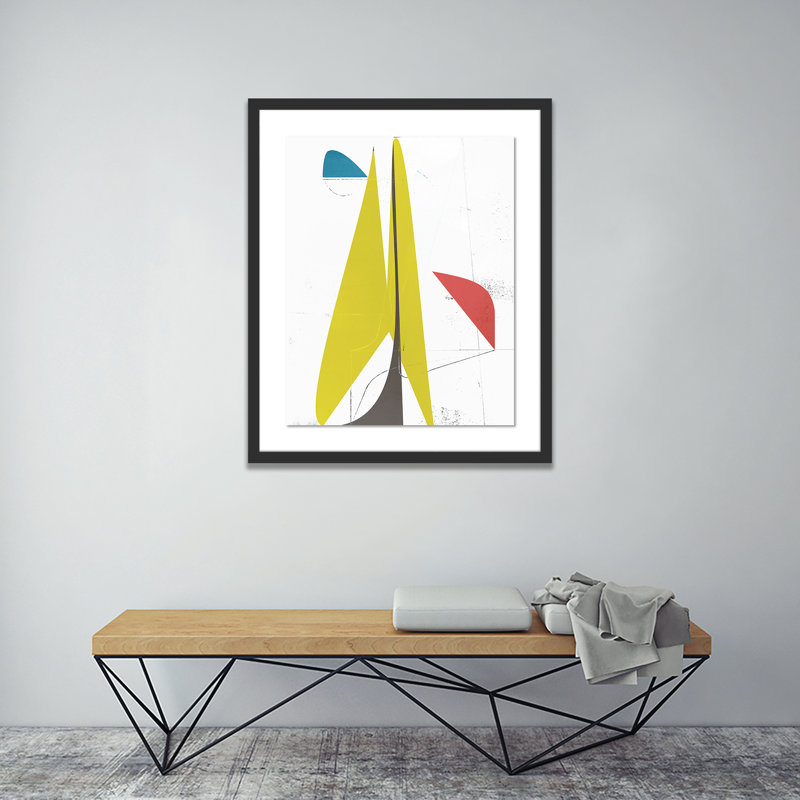 Mougins Print by Bangbouh Studio, Black, 40" H x 33" W x 2.5" D