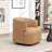 Tybias Faux Leather Swivel Barrel Chair-94926784